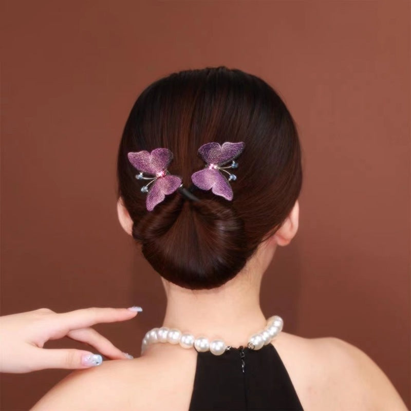 Elegant Butterfly Hairpin Set