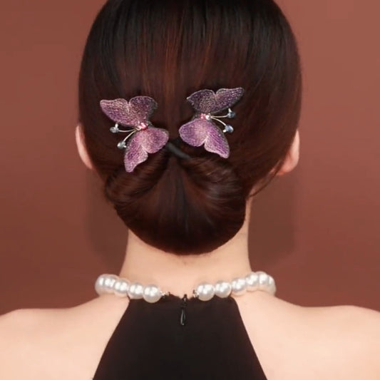 Elegant Butterfly Hairpin Set