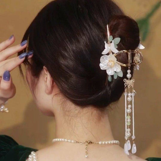 Floral Dangle Hair Ornament