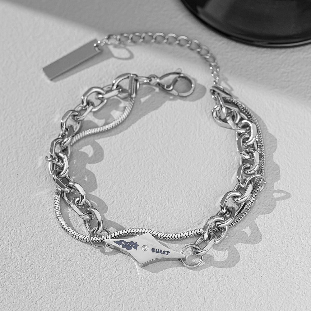 Titanium Steel Cold Style Bracelet