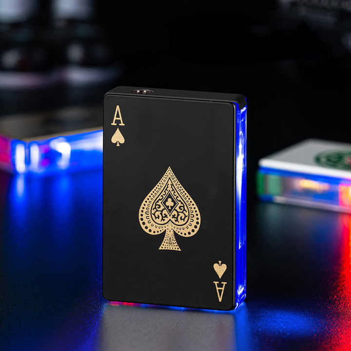 Royal Flush Illuminated Card Lighter