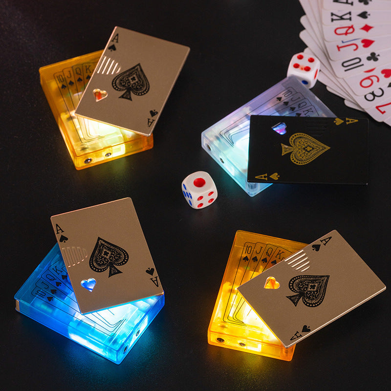 Royal Flush Illuminated Card Lighter