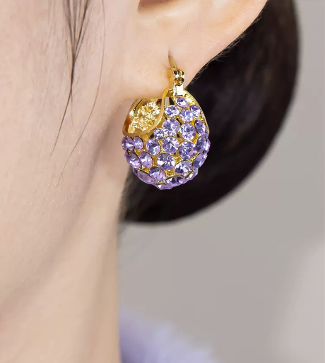 Luxury temprament earrings(gold plated)