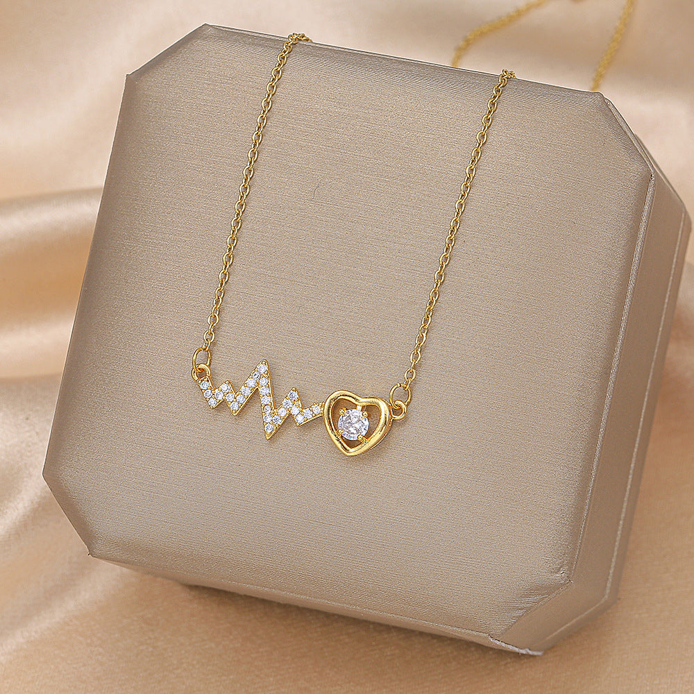 Lover impulse necklace(18k gold plated)