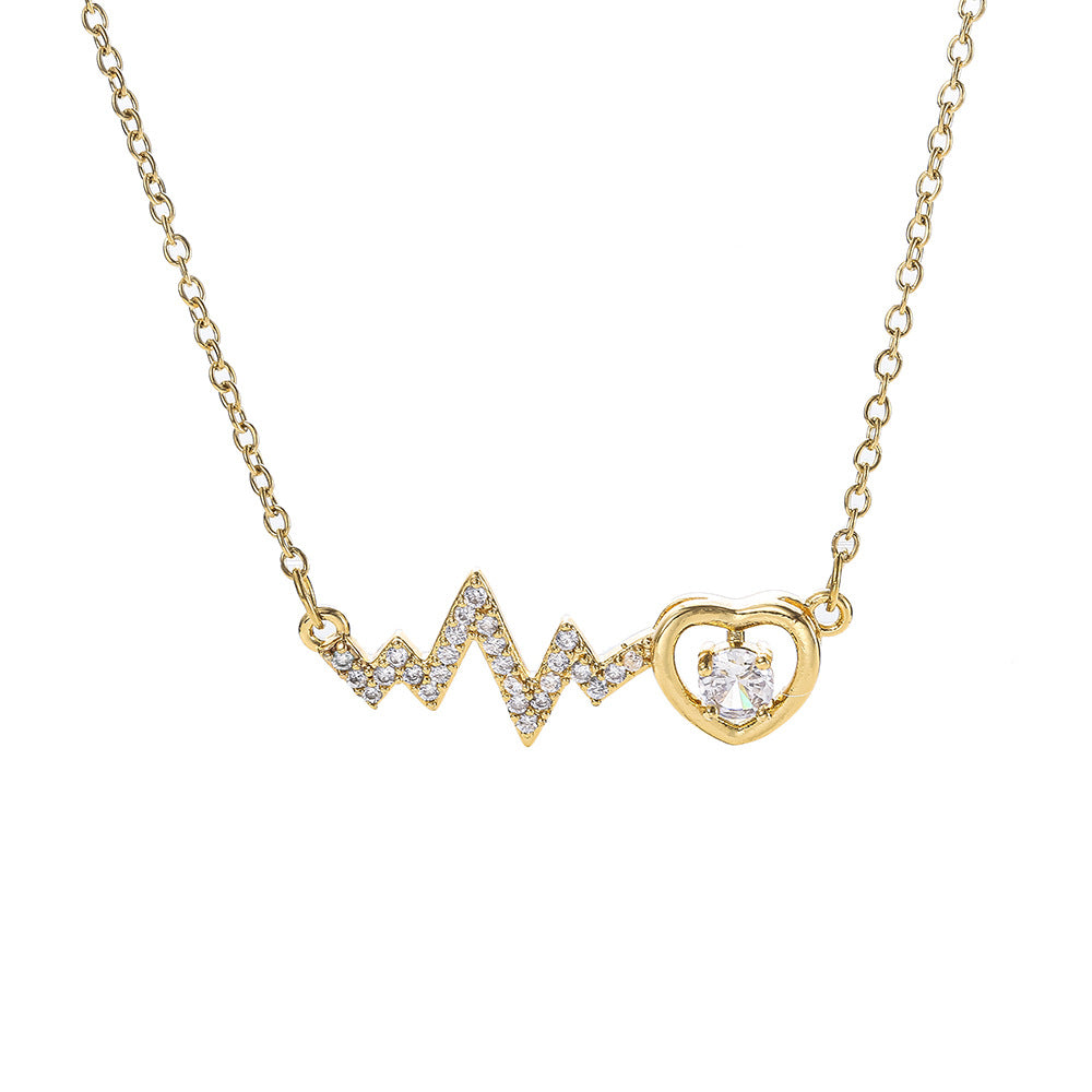 Lover impulse necklace(18k gold plated)