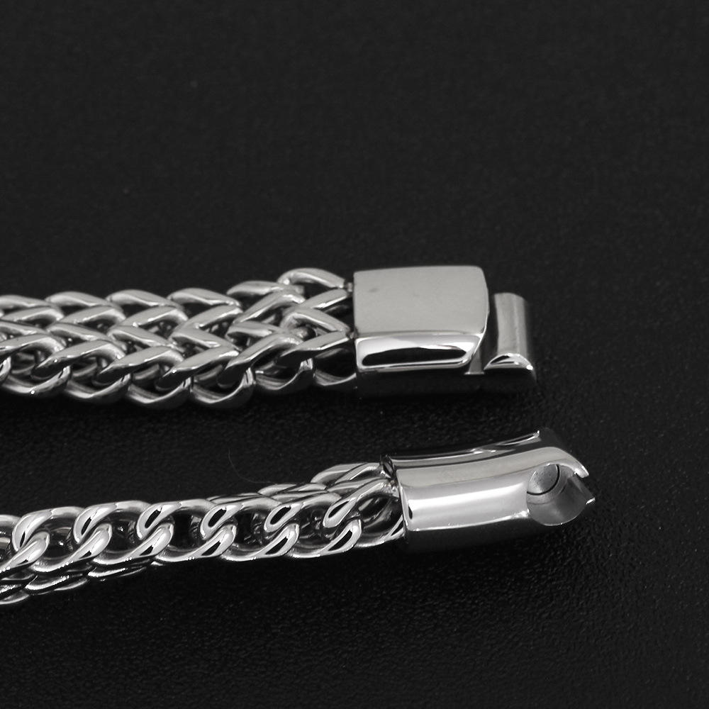 Magnetic Buckle Men's Titanium Steel Bracelet