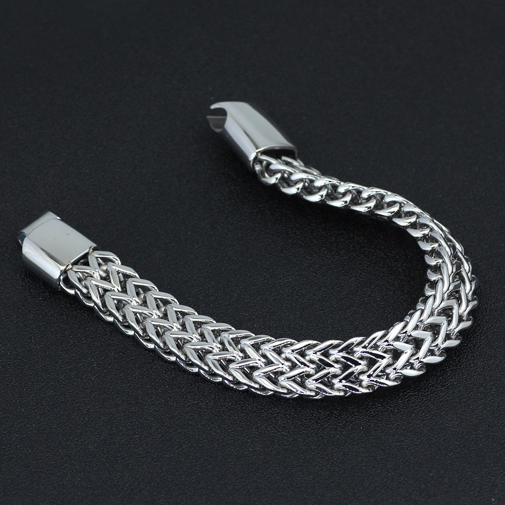 Magnetic Buckle Men's Titanium Steel Bracelet